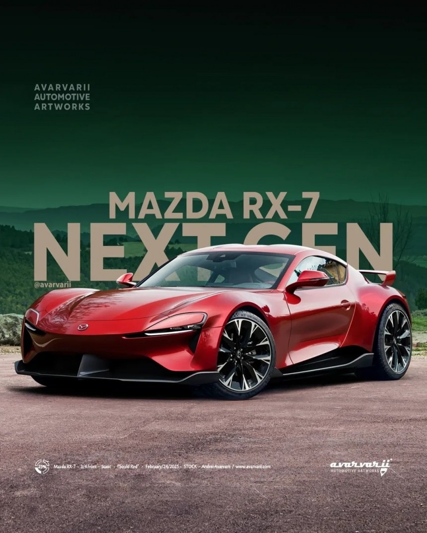 2027 Toyota Supra Looks Great In Unofficial Renderings New Mazda RX 7 