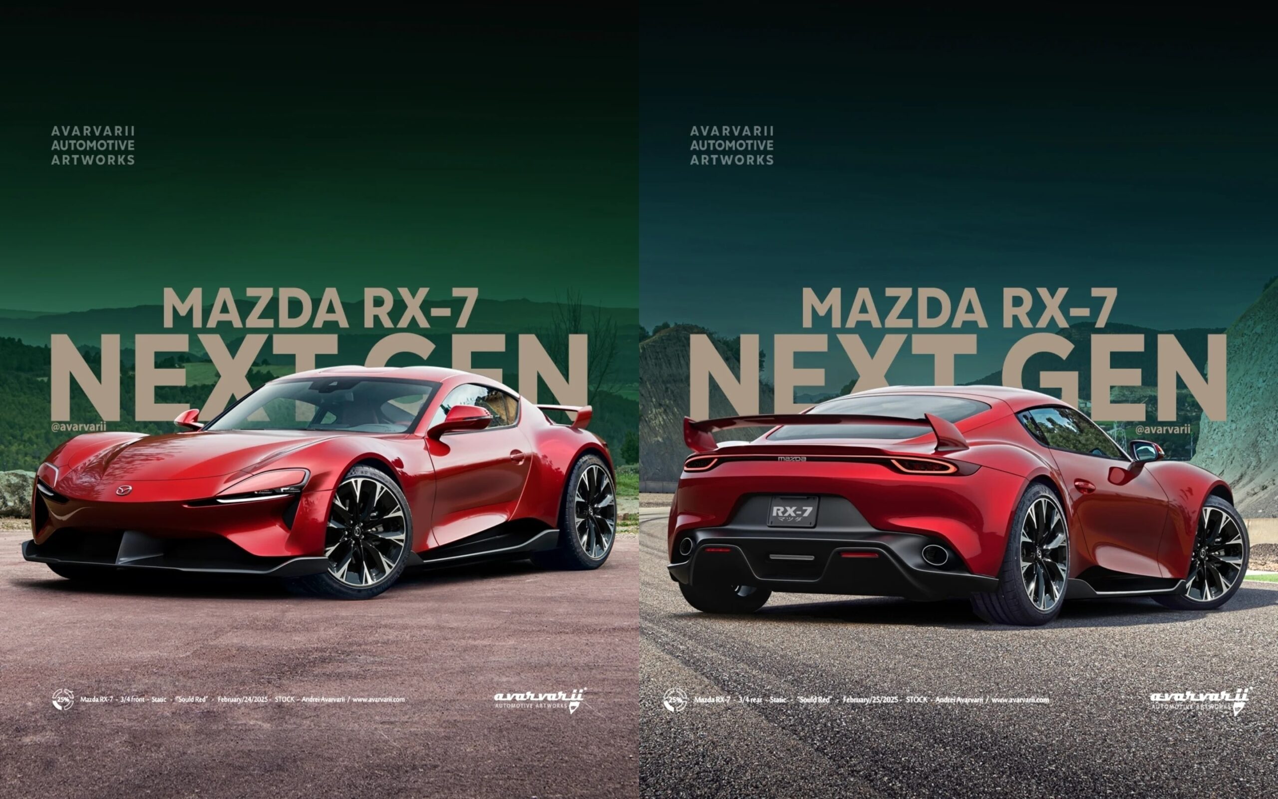Rendering After Report Mazda And Toyota Are Teaming Up For The Next RX 